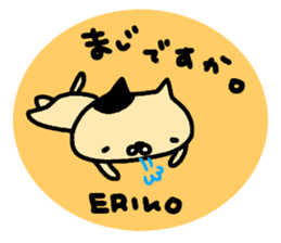 "ERIKO" only name sticker sticker #13750450