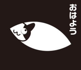 Peeping cat and Mandrillus sphinx sticker #13750540