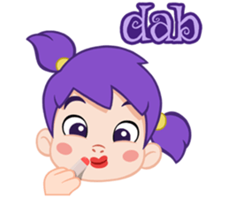 MAKEUP GIRL sticker #13750576