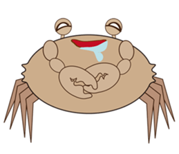Humor crab-2 sticker #13750791
