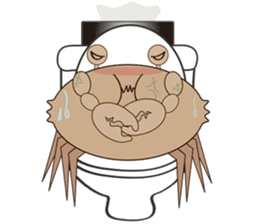 Humor crab-2 sticker #13750792