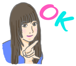 Girl's talk. sticker #13751103