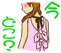 Girl's talk. sticker #13751117