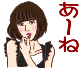 Girl's talk. sticker #13751122