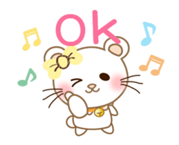 Panda cat, Pan'nya everyday can use sticker #13751440