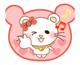 Panda cat, Pan'nya everyday can use sticker #13751442