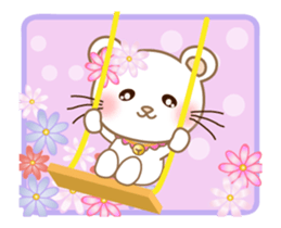 Panda cat, Pan'nya everyday can use sticker #13751444