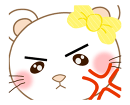 Panda cat, Pan'nya everyday can use sticker #13751448