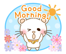 Panda cat, Pan'nya everyday can use sticker #13751454