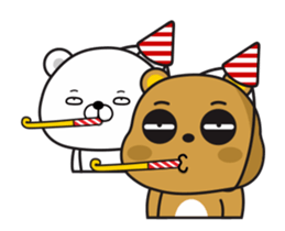 Tsundere Bear & Straightforward Bear sticker #13751520