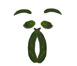 Green soybean 1 sticker #13751706