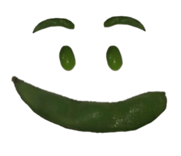 Green soybean 1 sticker #13751707