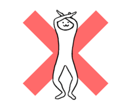 ANIMATED WHITE RABBIT2 sticker #13751872