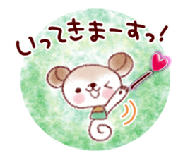 Adult cute winter of Sticker sticker #13752253