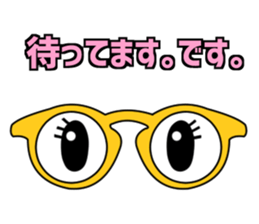 Eyes say things enough sticker #13752311