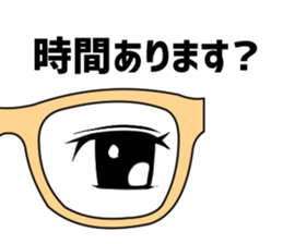 Eyes say things enough sticker #13752322