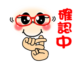 smiley sign language accident volume sticker #13752533