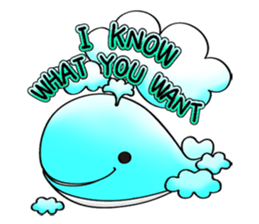 Care whale sticker #13752631