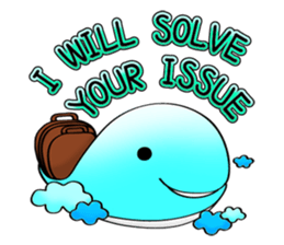 Care whale sticker #13752636