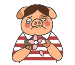 The blue rookie-Jacky the Hong Kong pig sticker #13752638