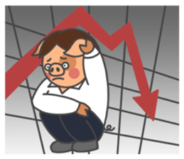 The blue rookie-Jacky the Hong Kong pig sticker #13752641