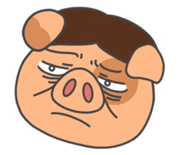 The blue rookie-Jacky the Hong Kong pig sticker #13752650