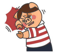 The blue rookie-Jacky the Hong Kong pig sticker #13752663