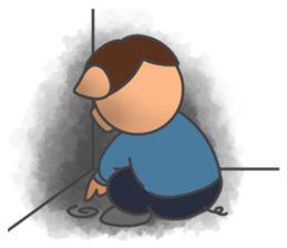 The blue rookie-Jacky the Hong Kong pig sticker #13752665