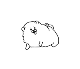 I am Pomeranian(white) sticker #13753626