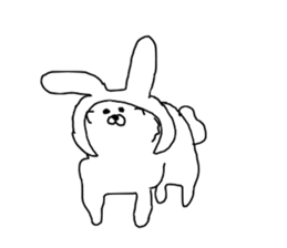 I am Pomeranian(white) sticker #13753637