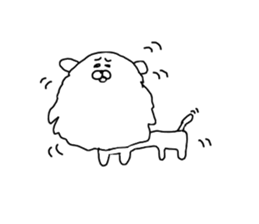 I am Pomeranian(white) sticker #13753640