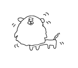 I am Pomeranian(white) sticker #13753640