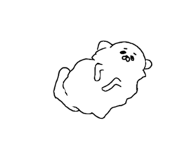 I am Pomeranian(white) sticker #13753642