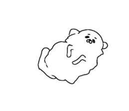 I am Pomeranian(white) sticker #13753642