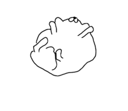 I am Pomeranian(white) sticker #13753643