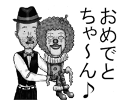 Ventriloquist in the film part2. sticker #13753653