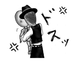 Ventriloquist in the film part2. sticker #13753656