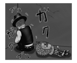 Ventriloquist in the film part2. sticker #13753664