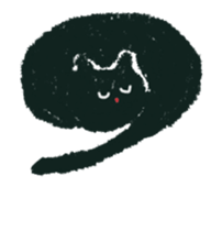 black cat animation (kuronekochandesu) sticker #13754251