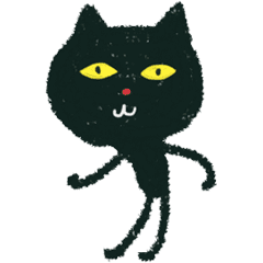 black cat animation (kuronekochandesu)