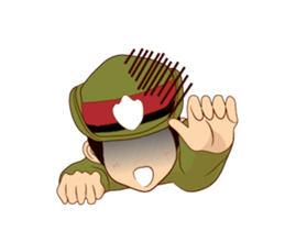 Police/Soldier lady 555 sticker #13754845