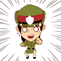 Police/Soldier lady 555
