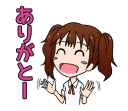 Colorful high school student sticker #13754871