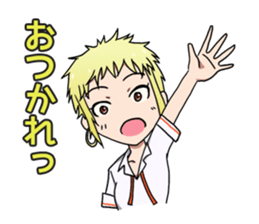 Colorful high school student sticker #13754872