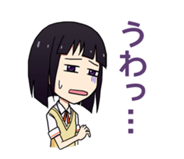 Colorful high school student sticker #13754879