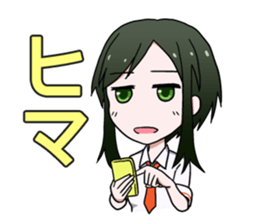 Colorful high school student sticker #13754886