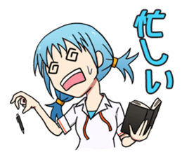 Colorful high school student sticker #13754887