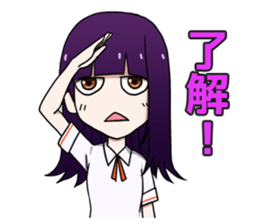 Colorful high school student sticker #13754892