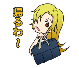 Colorful high school student sticker #13754899