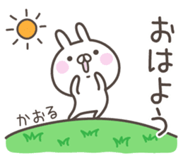KAORU's basic pack,cute rabbit sticker #13755290